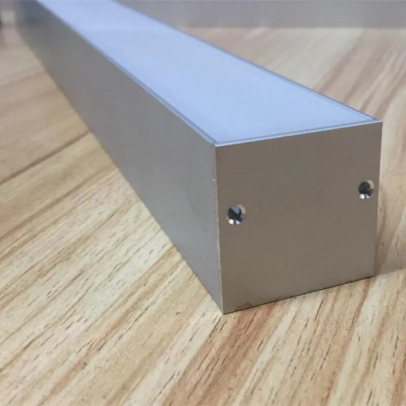 Бесплатная доставка алюминиевый светодиодный профиль с крышкой для