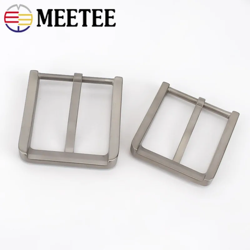 1Pcs 35/38/40mm Metal Solid Pure Titanium Pin Belt Buckle Anti-allergy Men Band Clasp Jeans Head DIY Hardware Accessories | Дом и сад