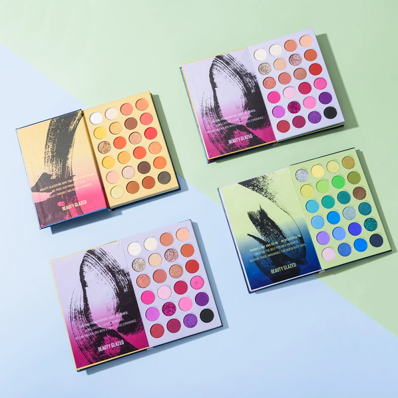 

Three-layer Book Style Eyeshadow Palette Glitter Shimmer Eye Shadow 72 Color Matte Eyeshadow Palette Cosmetic Makeup TSLM2