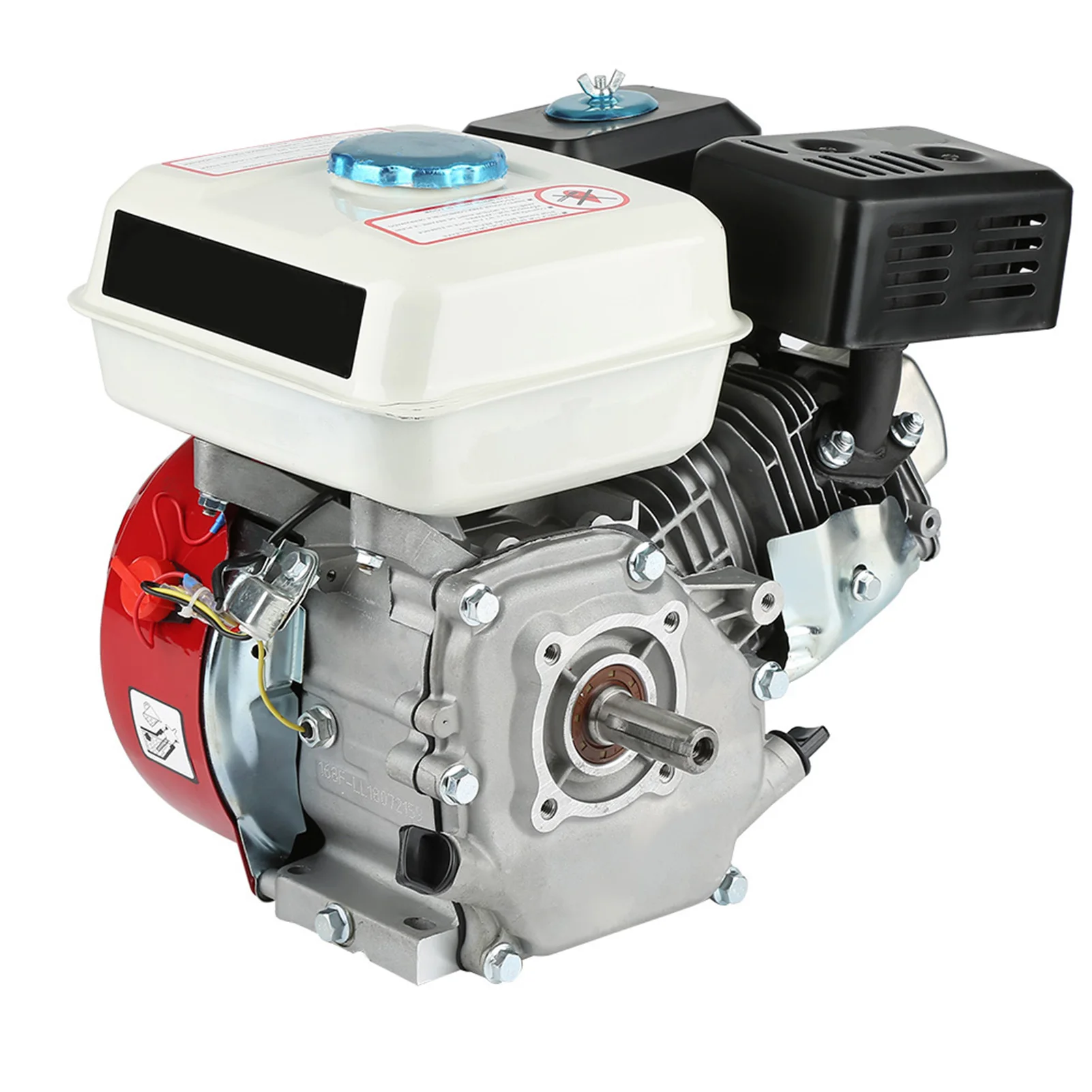 4-тактный 6.5HP тяговой старт 168F OHV одноцилиндровый Замена бензиновый двигатель 196CC |