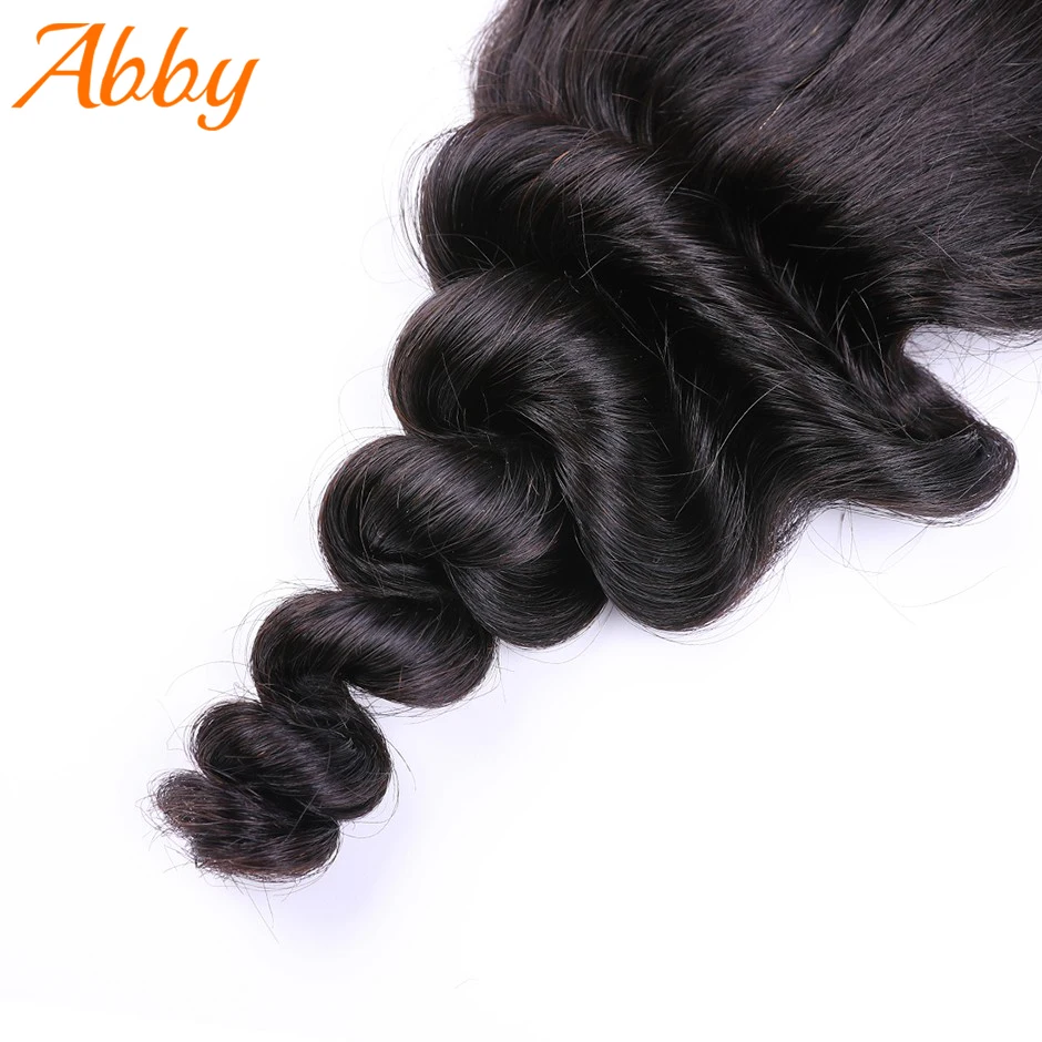 

Brazilian Loose Wave Lace Closure Remy Hair 100% Human Hair For Women 4x4 Lace Closure Abby Hair Free Shipping