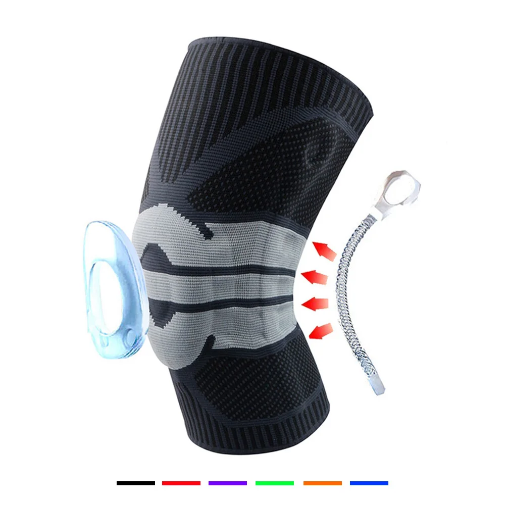 1 шт. эластичный бандаж на колено для бега баскетбола|Налокотники и наколенники| |