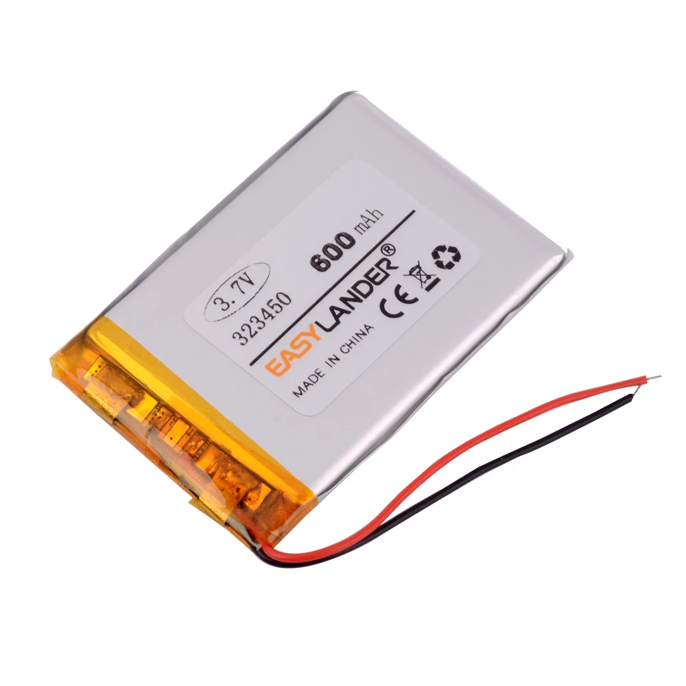 PRS-505 Аккумулятор для E-Book 323450 3,7 v 600mah литий-полимерный аккумулятор для занятий спортом браслет MP3 MP4 DVR gps 303450 313450