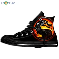 creative design custom sneakers hot printing dragon unisex lightweight trends comfortable ultra high top light sports shoes