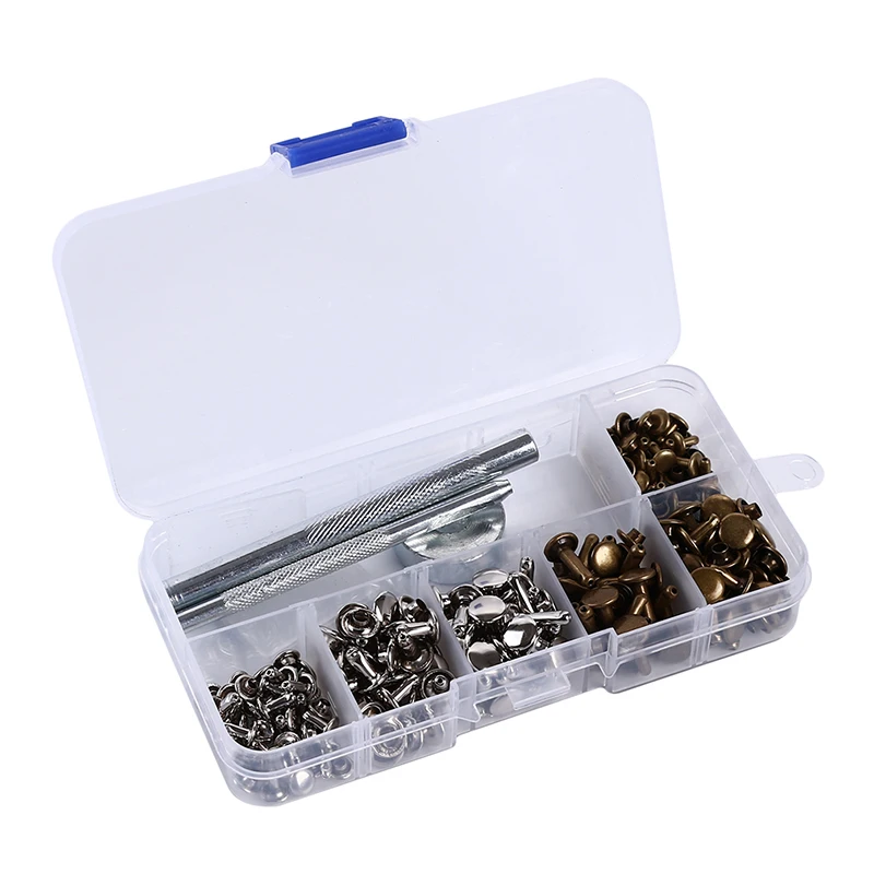 1 коробка/120 Декодер каналов кабельного телевидения двойная заклепка набор