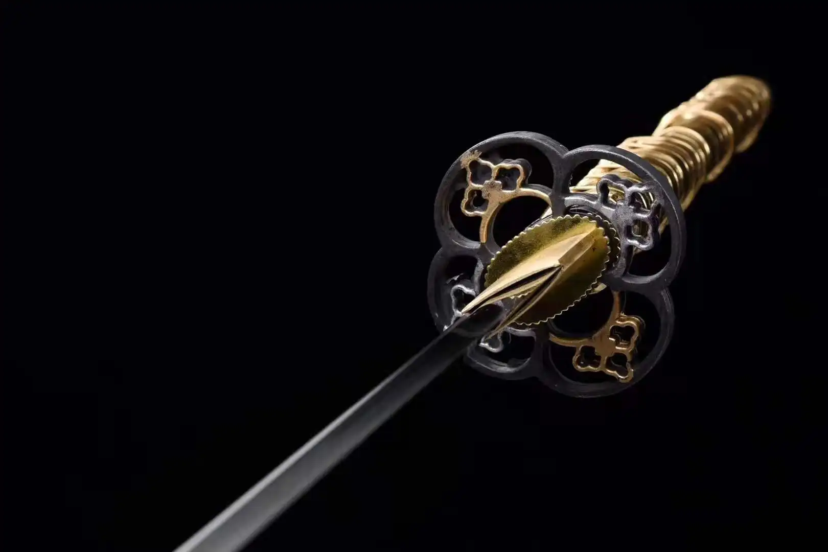 

Japanese Sword Samurai Sharp Steel Knife Handmade Blade Manganese Forging Anime Cos Props Outdoor Self-Defense Weapon