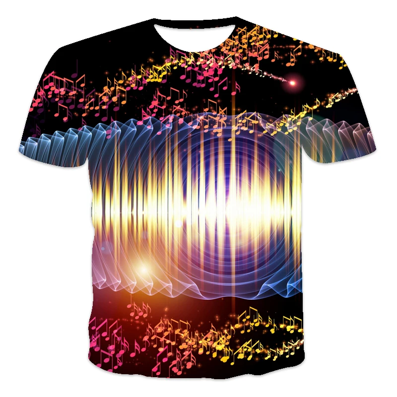 

2021 new best-selling trendy men's 3D printed fashion street hip-hop T-shirt with abstract patterns