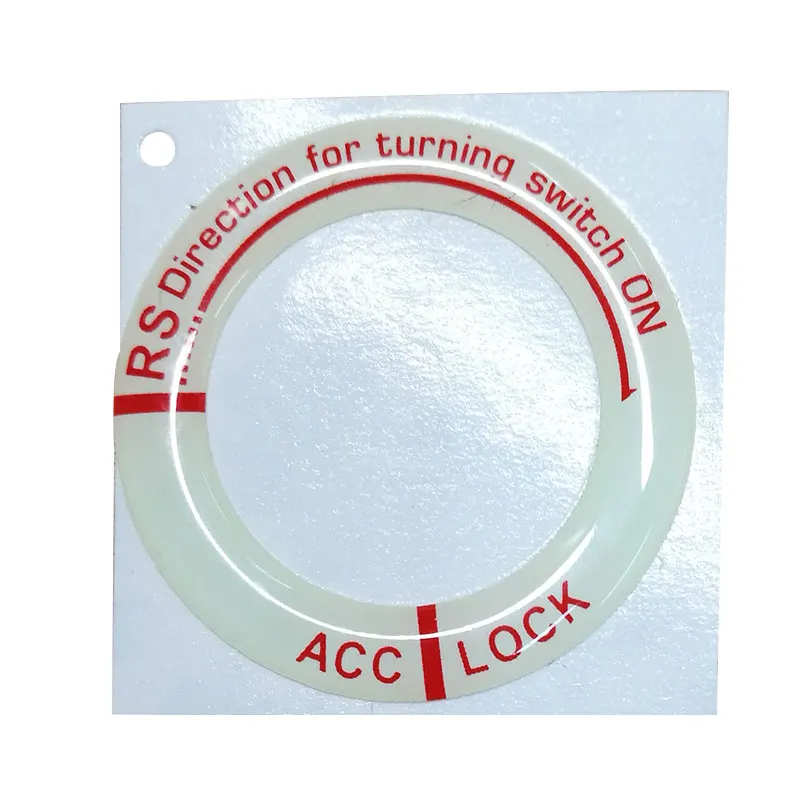 Vehemo автомобильный брелок для зажигания стикер кольцо светильник украшения