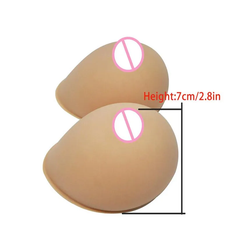 Silicone Breast Forms with Straps Realistic Soft Fake Boobs HH Cup 3600g Shemale Transgender Queen Transvestite Mastectomy Bra