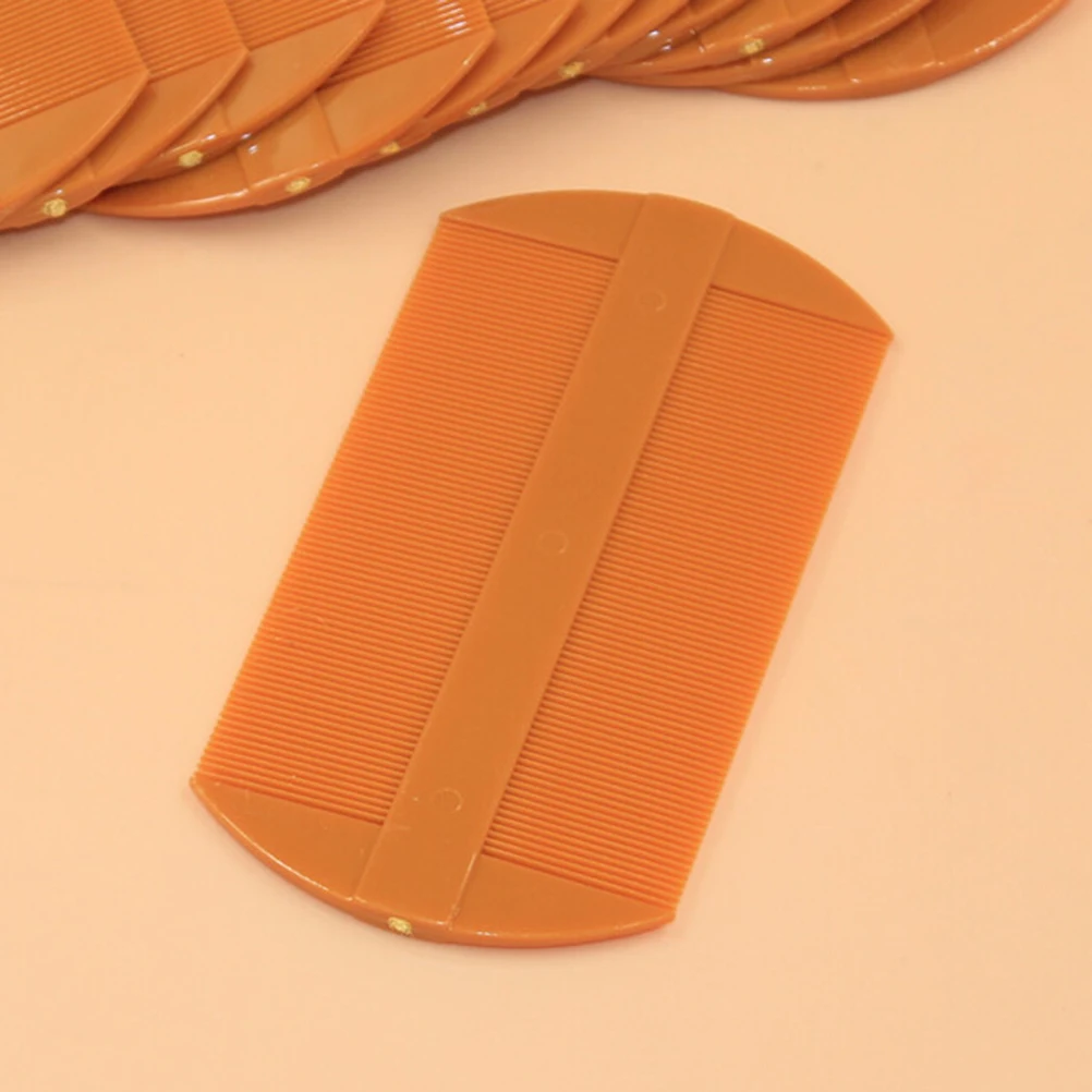 

2Pcs New Plastic Double Sided Nit Fine Tooth Combs For Head Lice Dectection Comb Kids Pet Flea Wholesale