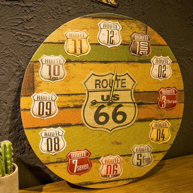 Современные минималистичные скандинавские настенные часы деревянные кварцевые