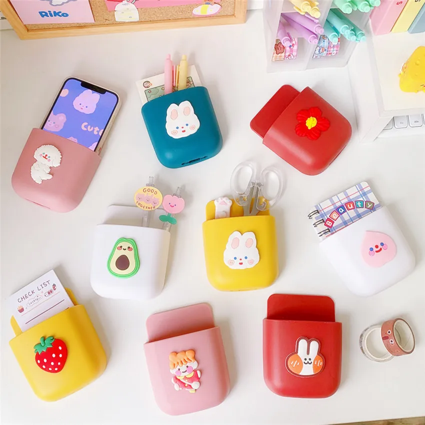 Мультяшные корейские товары для дома настенный декоративный держатель сотового