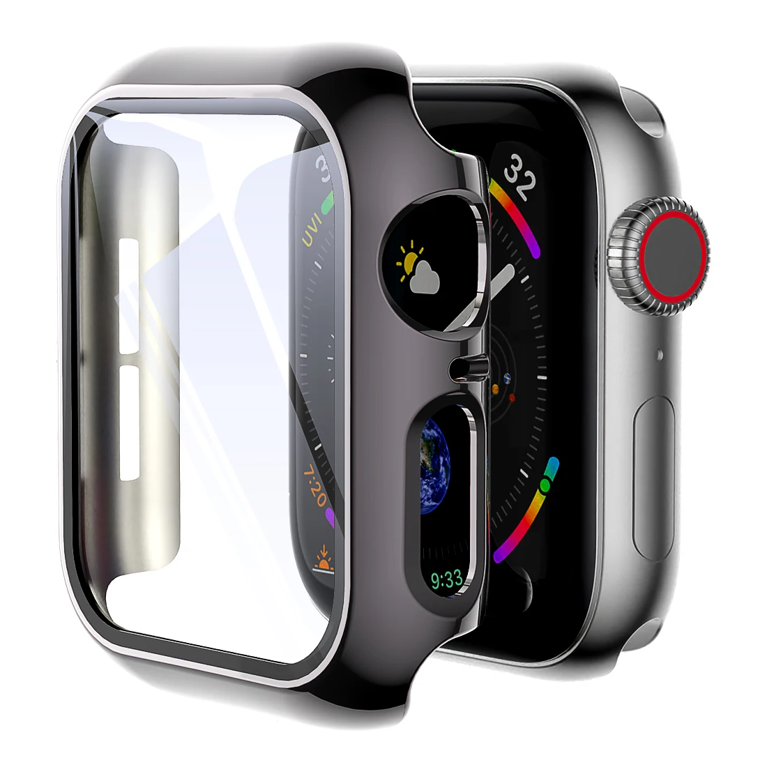 

Твердый чехол из закаленного стекла для Iwatch, защитная пленка для Apple Watch 42 мм 44 мм 40 мм 38 мм 6 5 4 3 2 SE, матовый материал