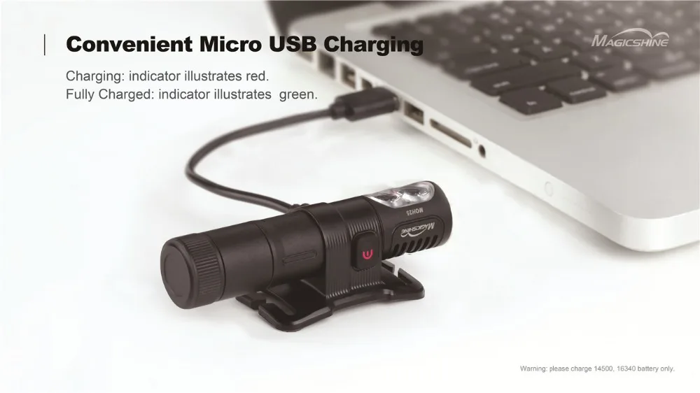 Magicshine MOH25 микро-налобный фонарь с зарядкой от USB красный светильник Макс 500 люмен бросок 80 м Спорт на открытом воздухе головной убор с 14500 литий-ионным аккумулятором