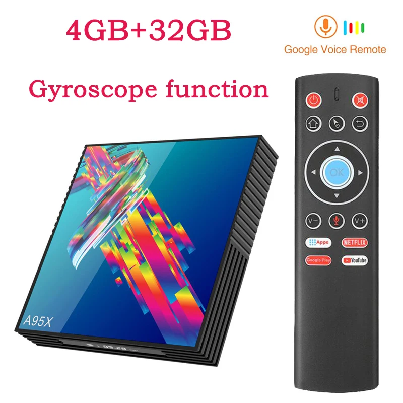 4GB 32GB T1 A95X R3 Смарт ТВ приставка Android 9,0 ТВ приставка 4K 3D Мини ТВ приставка 2 ГБ 4 ГБ 32 ГБ 64 Гб четырехъядерный медиаплеер PK X96 HK1 Max мини IP tv - Цвет: 4GB 32GB T1