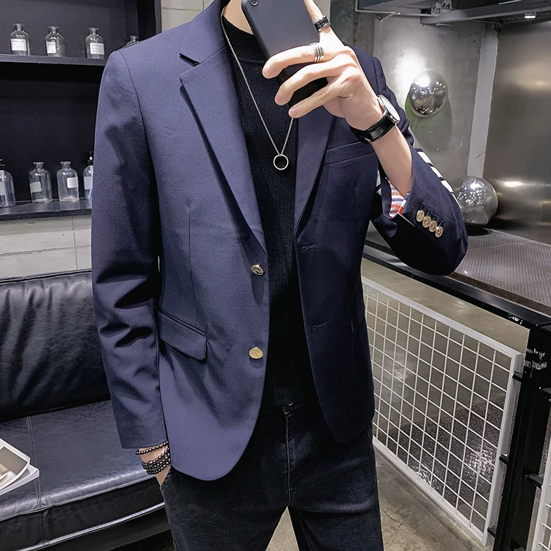 

New Arrival Luxury Men Blazer New Spring Fashion Brand Slim Fit Men Suit Terno Masculino Blazers Men/ blazers for men