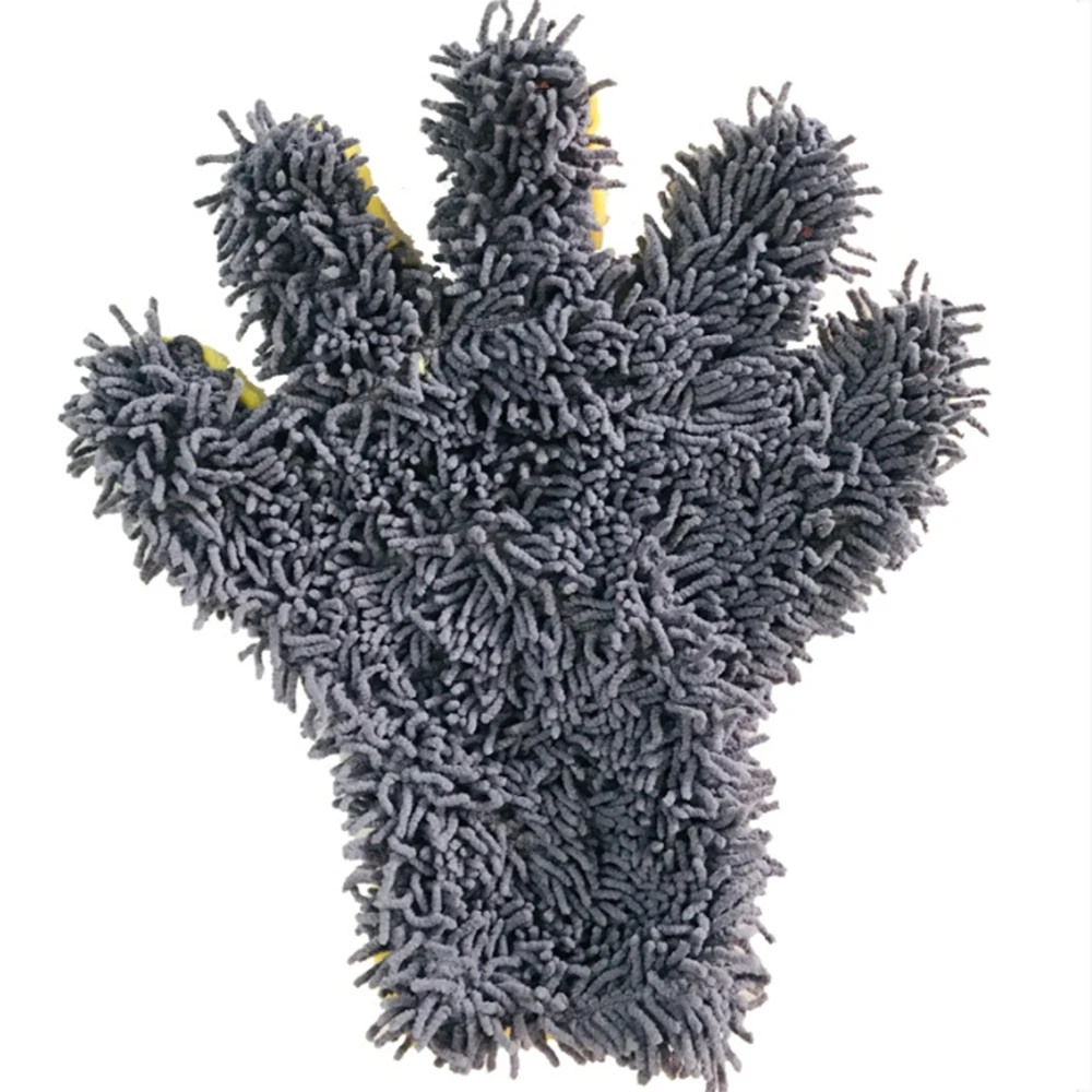 Перчатки для мытья автомобиля с пятью пальцами многофункциональные перчатки