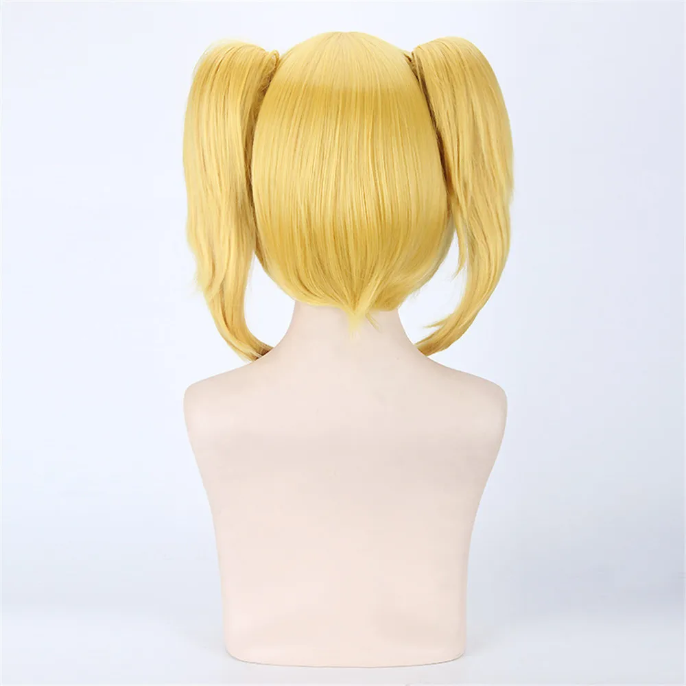 Vocaloid Kagamine Rin Project DIVA 2nd Two Ponytails Wig Cosplay Costume Women Short Heat Resistent Synthetic Hair Party Wigs |