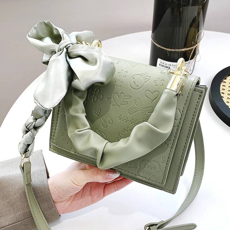 

Spring New Fashionable Women's Bag Luxury Designer Handbags Leather Shoulder Messenger Small Square Bags женские сумки 2021 года