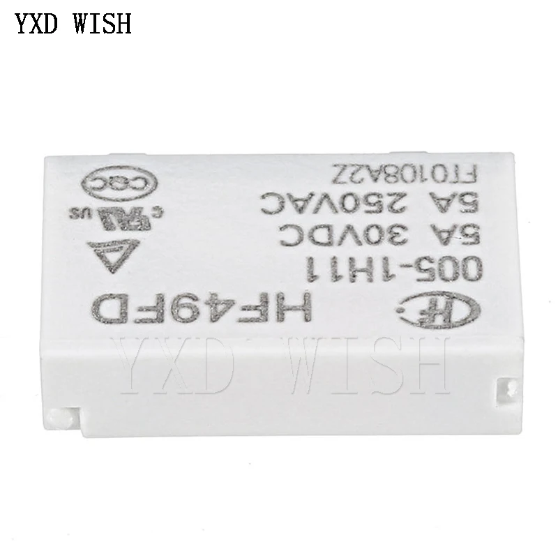 Реле HF49FD-005-1H11 HF49FD HF49FD-012-1H11 HF49FD-024-1H11 012 024 1H11 4Pin 5A 5 В 12 24 постоянного тока шт. |