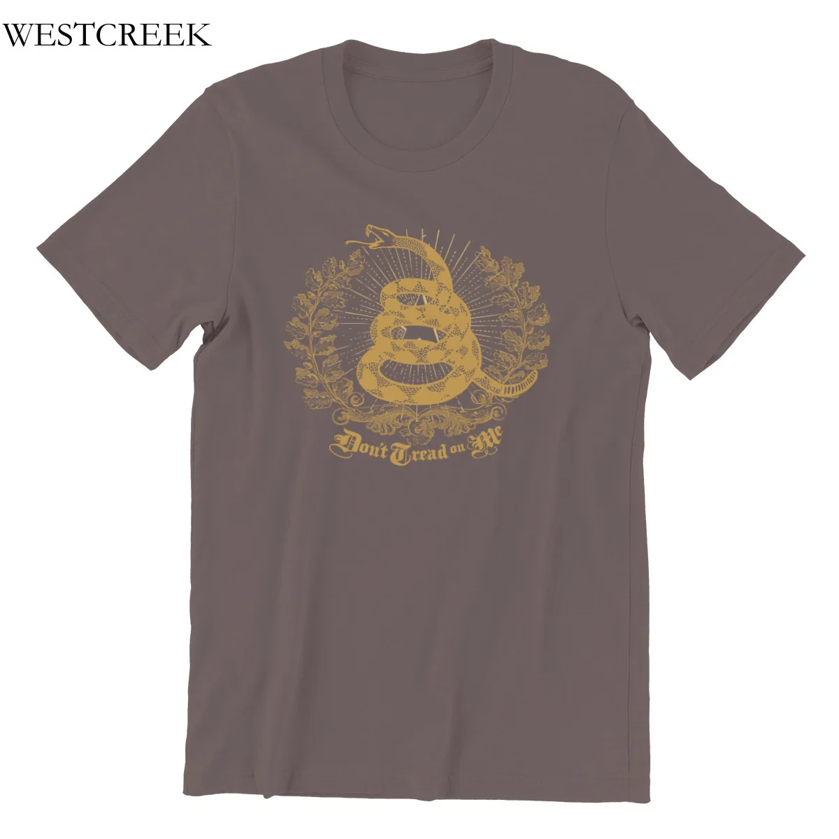 2008 забавная модная футболка Gadsden на заказ винтажная одежда оптом футболки с