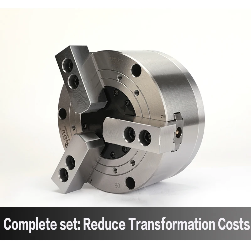 10-дюймовый 254 мм 3-кулачковый твердый пневматический патрон для токарного станка