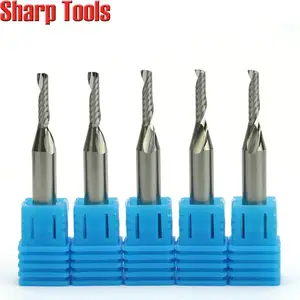 Новинка 5 шт.лот 6x3x12 мм фрезерный станок с ЧПУ с одной канавкой инструменты сверла для древесины, акрила, фрезерного станка, бесплатная доставка