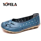 Женские летние туфли на плоской подошве; Женская обувь из натуральной кожи; Женские туфли-лоферы с вырезом; Женские мокасины; Балетки на плоской подошве; Туфли-оксфорды; Водонепроницаемые мокасины; Размеры 44