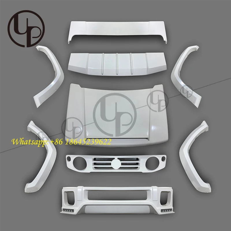 Jimny LB design body kit for mini G class wide style FRP front hood spoiler bumper | Автомобили и мотоциклы