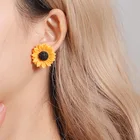 Jisensp Новое поступление Симпатичные Защита от солнца цветок серьги, модное ювелирное изделие, серьги для женщин подарок любимым boucle d'oreille femme 2019