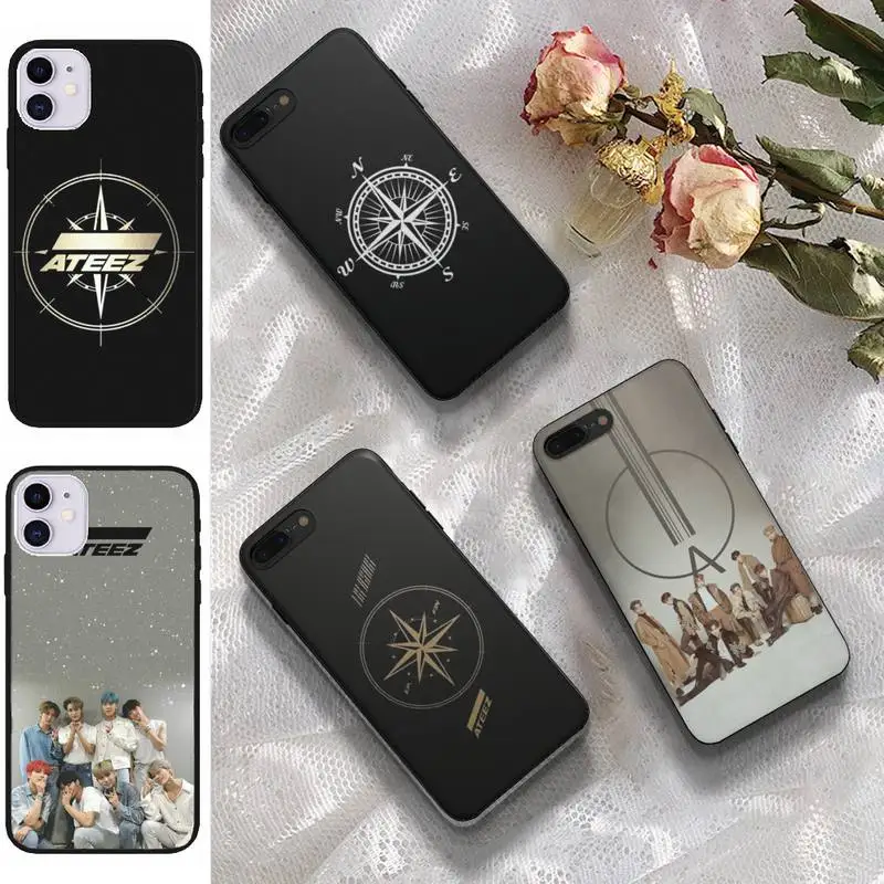 

ATEEZ Phone Case Fundas Shell Cover For Iphone 6 6s 7 8 Plus Xr X Xs 11 12 13 Mini Pro Max