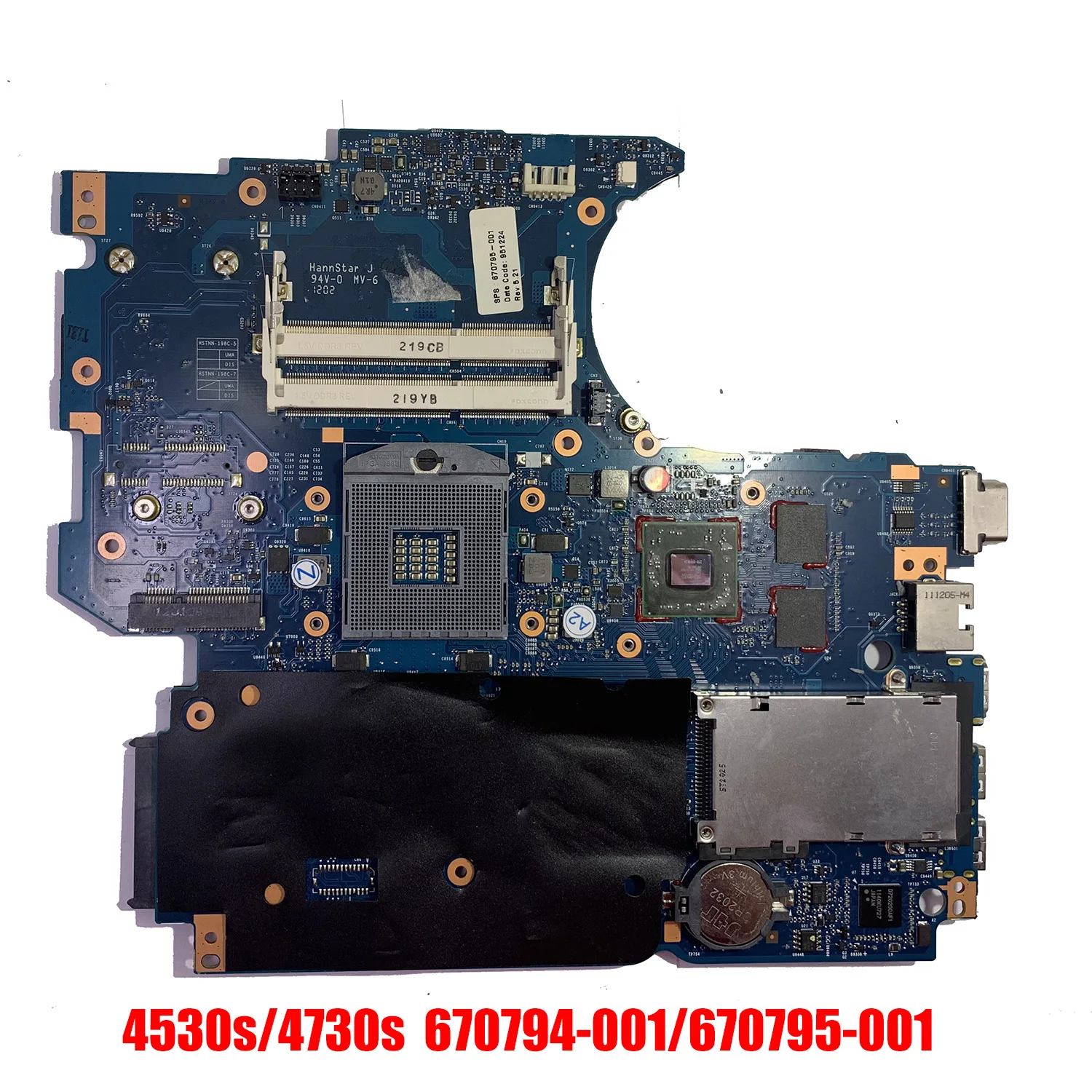 

SHELI Бесплатная доставка для HP 4530S 4730S материнская плата для ноутбука 670794-001/670795-001 MB-A02 100% протестированная гарантия