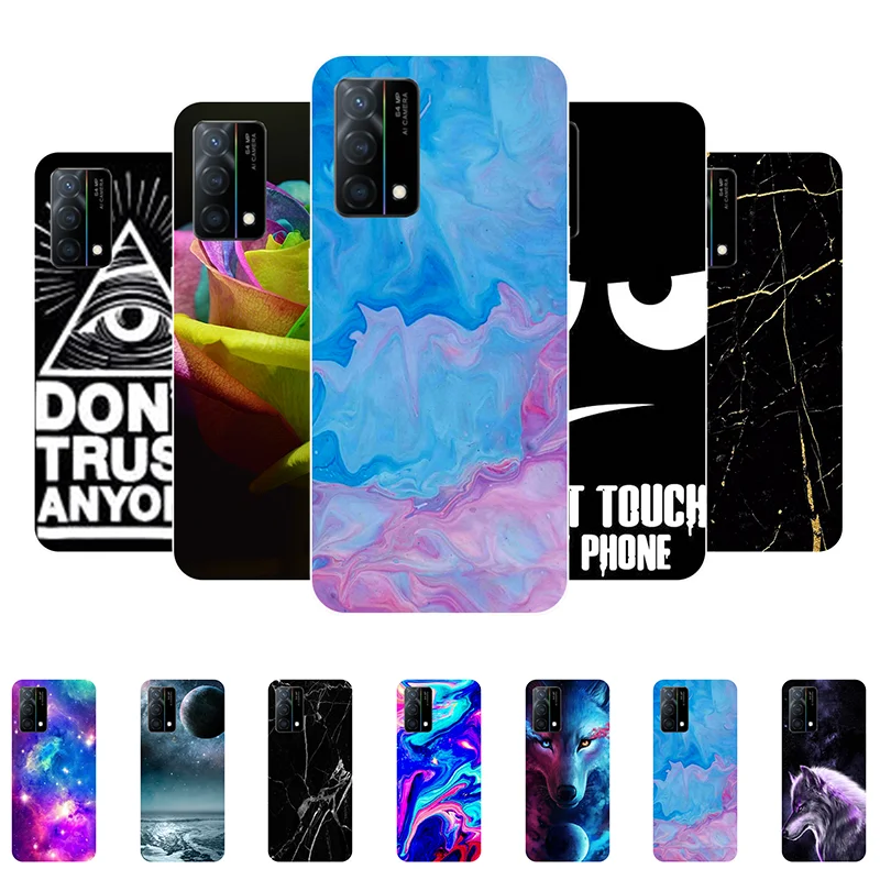 

For OPPO K9 5G Case Painted Marble Soft Silicone Cover For OPPOK9 PEXM00 K 9 Phone Case for OPPO K9 Back Cover