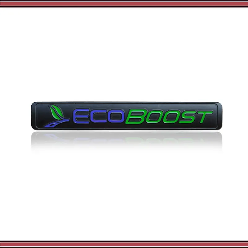 Металлическая 3d-эмблема ECOBOOST ECO BOOST задний багажник автомобиля для Ford Focus Fiesta Ecosport