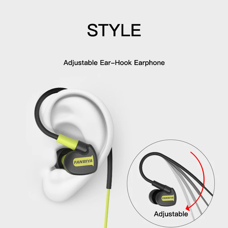 Проводные спортивные наушники-вкладыши 3 5 мм гарнитура для бега наушники с