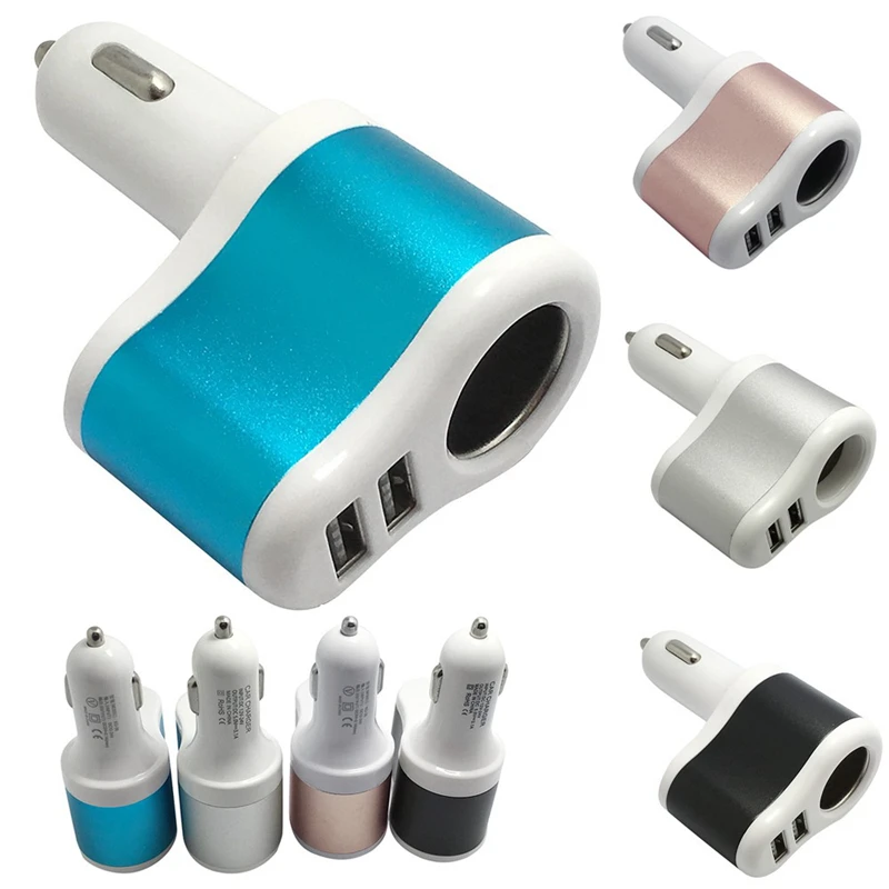 Автомобильное зарядное устройство адаптер разъем универсальный авто телефон