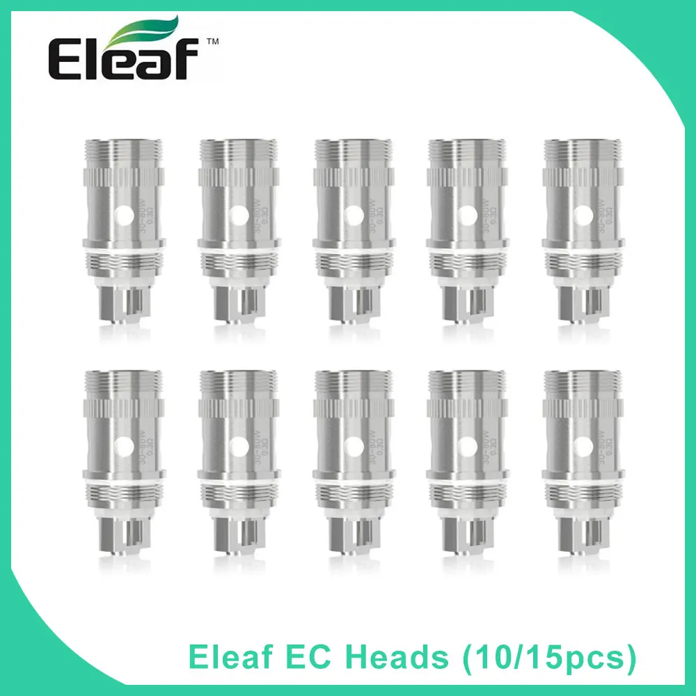 

5 шт./10 шт./лот оригинальная Сменная головка Eleaf EC для iJust 2/Melo 3 атомайзер электронная сигарета