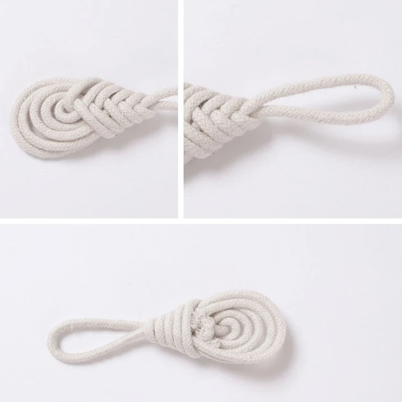 

8Pcs Cotton Rope Napkin Ring European Style Napkin Holders Dinner Table Decorate DIY Handmade Crafts Party Supplies-ABUX