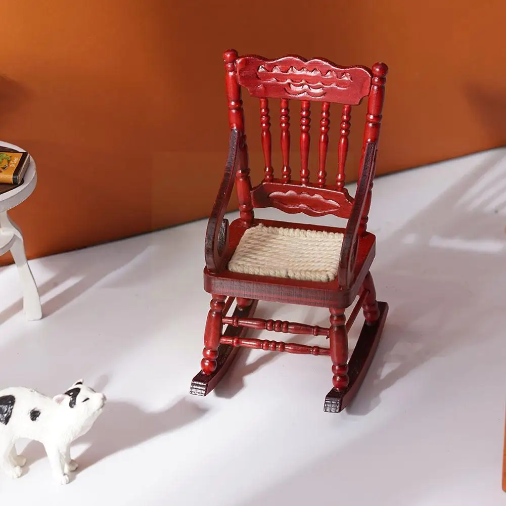Коллекция 1/12 года миниатюрная мебель для кукольного домика деревянная модель с