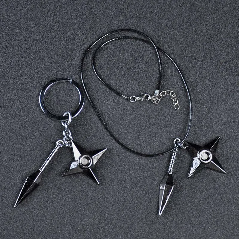 Аниме Наруто Косплей кунай Коноха ниндзя шурикен Итачи Какаси металлическое