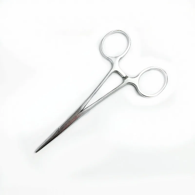 Гемостатические щипцы с прямой головкой 140 мм медицинские плоскогубцы из