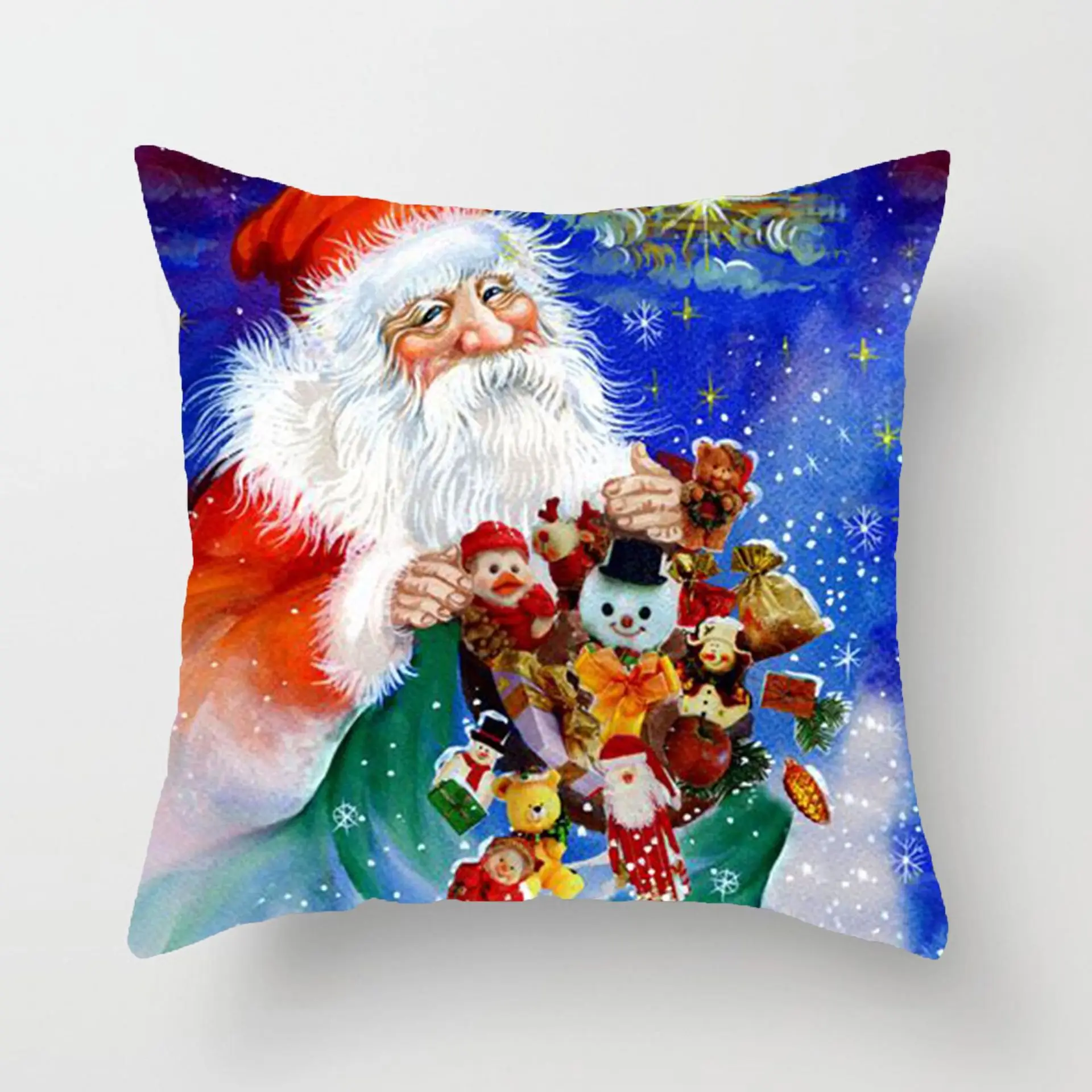 Новогодний Рождественский Декор для дома Санта Снеговик Счастливого Рождества