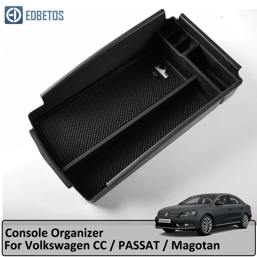 Подлокотник вторичный бардачок для V W VOLKSWAGEN C PASSAT B6 B7 2006- центральная консоль Органайзер лоток