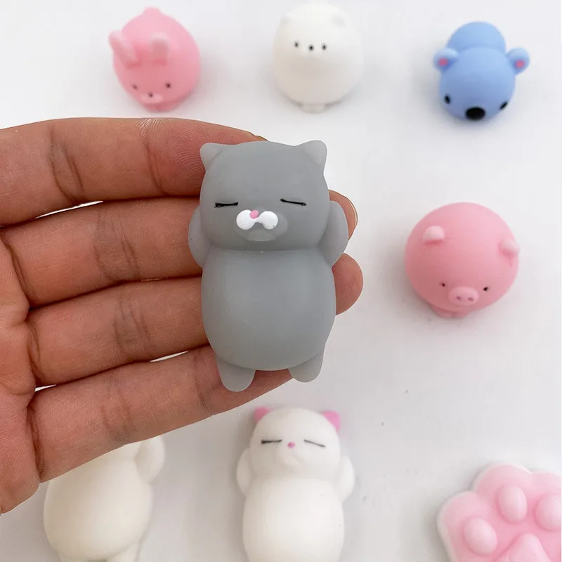 

Cute Mochi Cat Squishy Animal Toy Squeeze Mochi Rising Antistress Abreact Ball Soft Sticky Cute Funny Gift Stress Reliever Decor