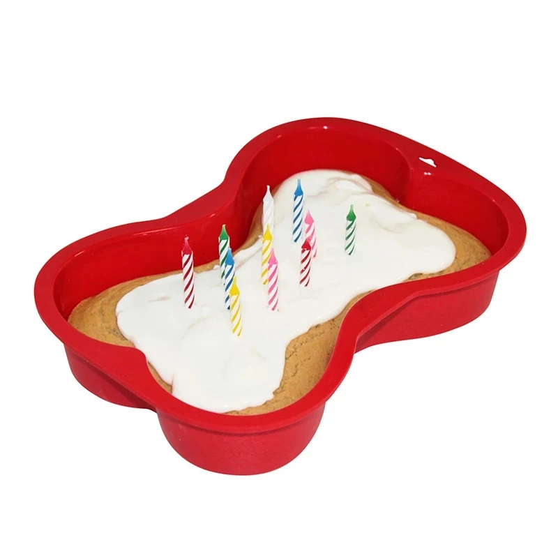 

Non-stick Silicone Mold Dog Bone Shape Cake Decorating Tools DIY Mold For Baking Silicone Molds Kitchen Accessories Non-toxic