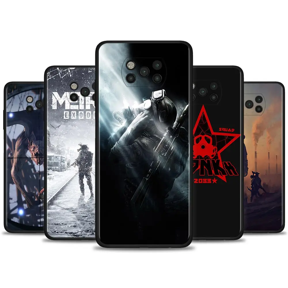 

Phone Case For Xiaomi POCO X3 M3 Pro X3 NFC F3 X3 GT Pocophone F1 Fundas Silicone Coque Metro 2033