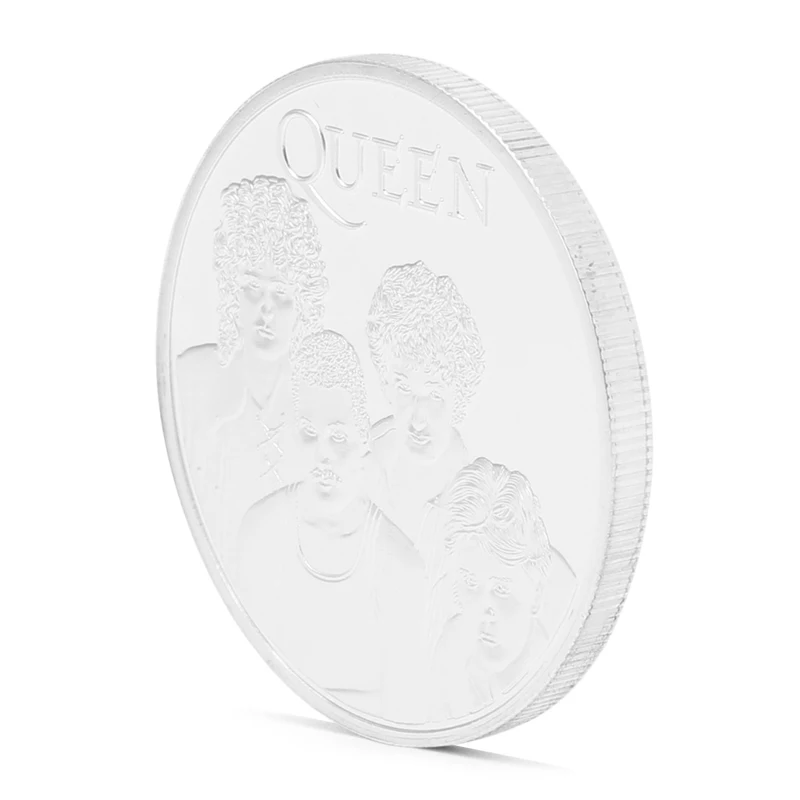 Королевская британская рок группа Посеребренная памятная монета Токен