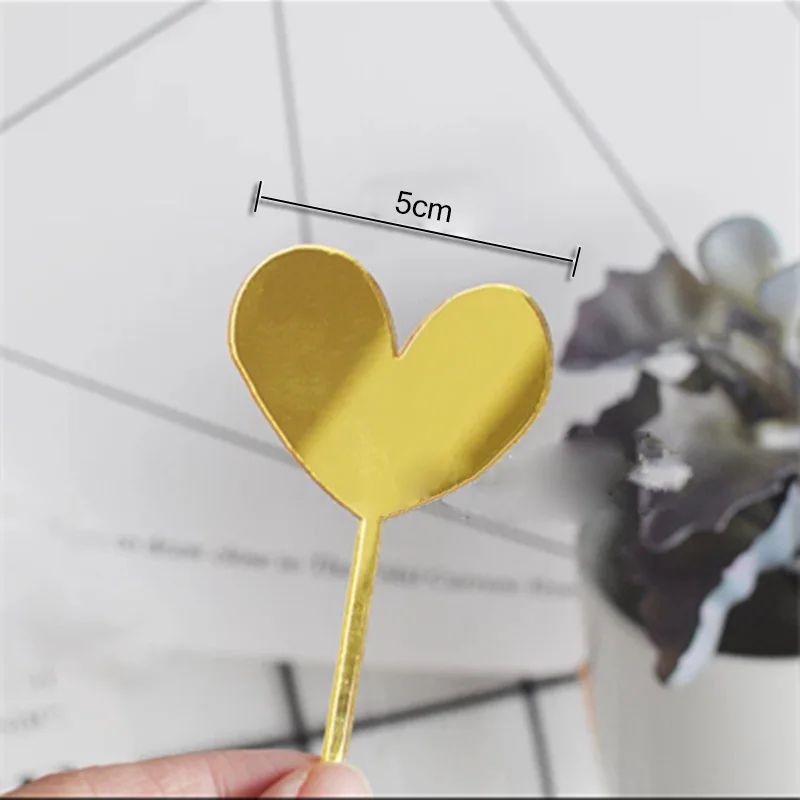 Акриловый свадебный торт Topper Gold Love Diamond Feather милые для торта детей день рождения |