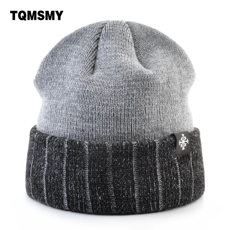 

Шапка-бини Мужская, двухслойная, зимняя, теплая