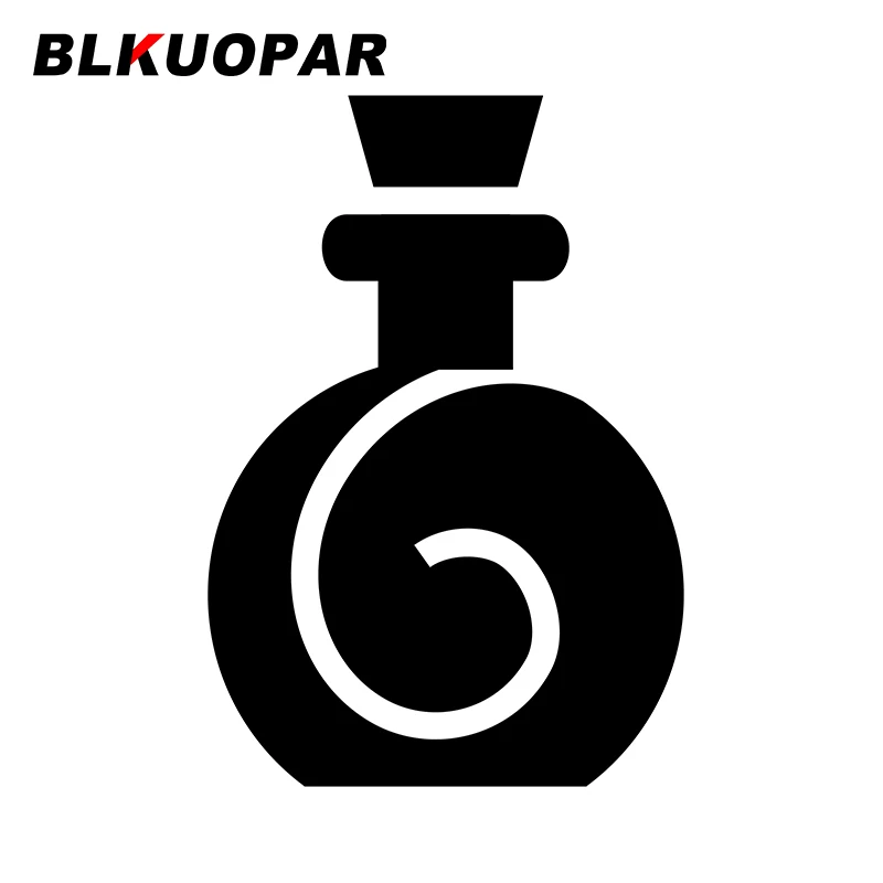 Наклейки на спиральную бутылку BLKUOPAR для автомобиля солнцезащитные аниме